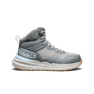 Women's Synchro Waterproof Work Boot (Carbon Toe) | Steel Grey/Gum