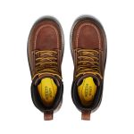 Men's Cincinnati 6 Waterproof 90° Heel Boot (Soft Toe)  |  Tuscan Red/Sandshell