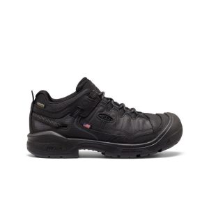 Men's Targhee IV Waterproof Work Shoe (Soft Toe)  |  Black/Black